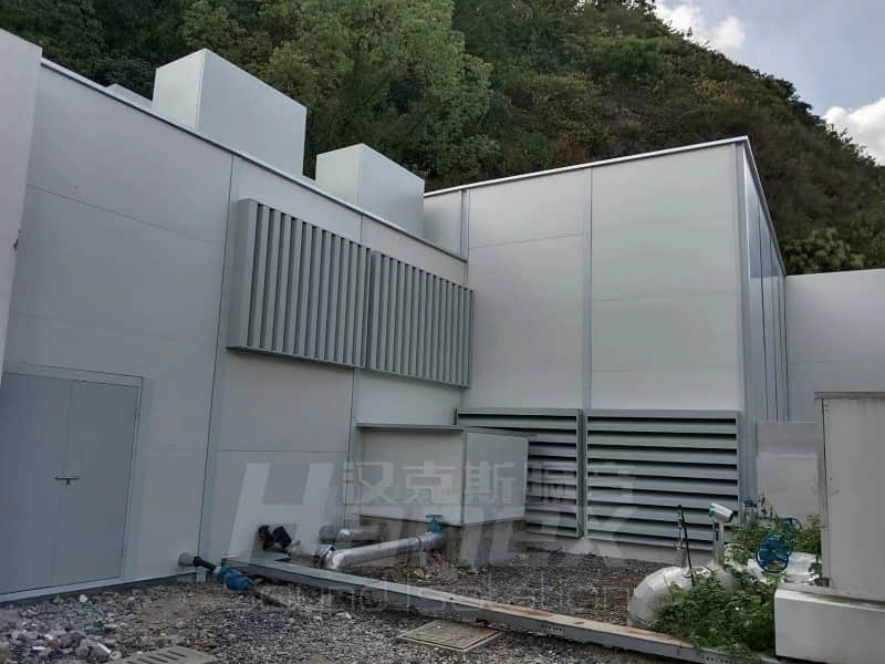 2024年項目案例|臺州某山莊的熱泵機組與熱水機組降噪工程